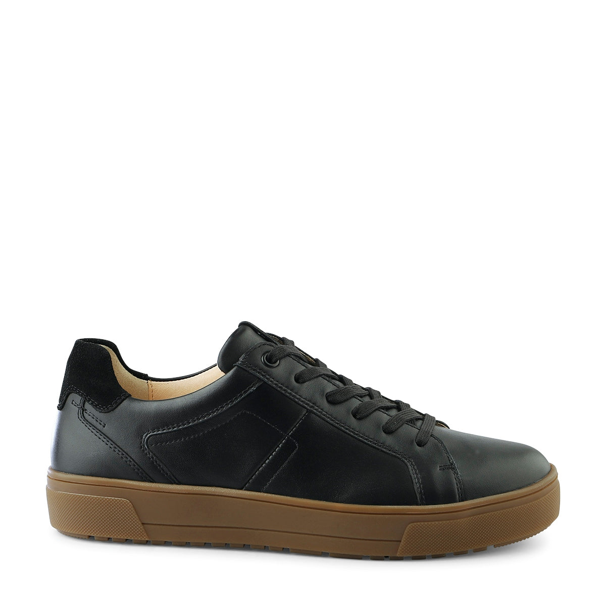 Ganter Henning Nappa Velour Black Sneaker