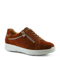 Ganter Karla Luise Soft Velour Pearl Calf Cognac Sneaker
