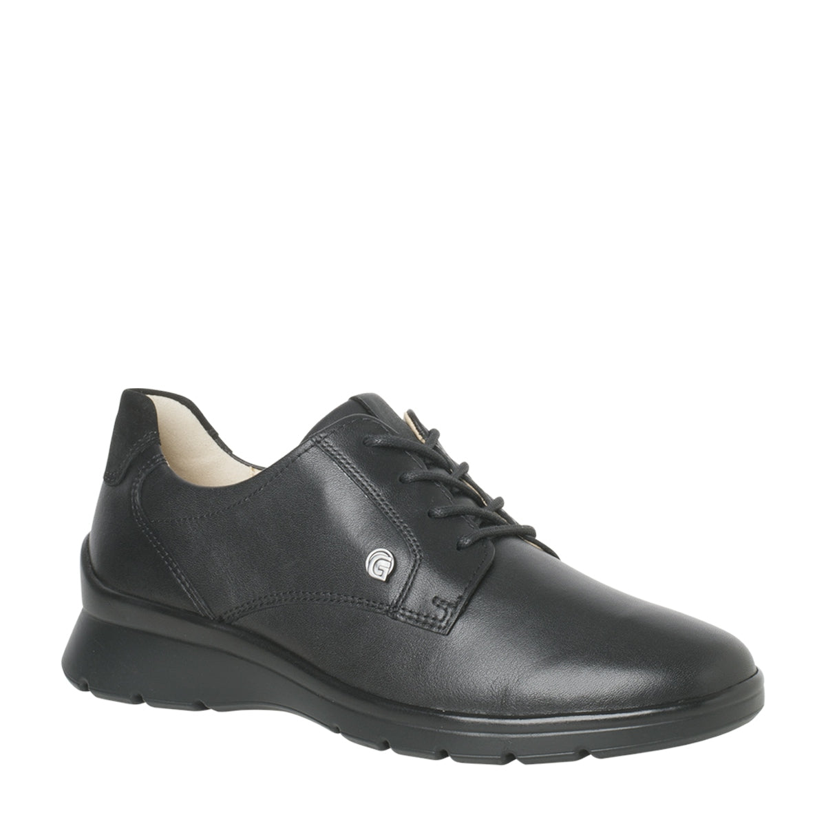 Ganter Fara Black Leather Shoes