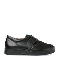 Ganter Karin Velcro Calf Leather Black Shoe