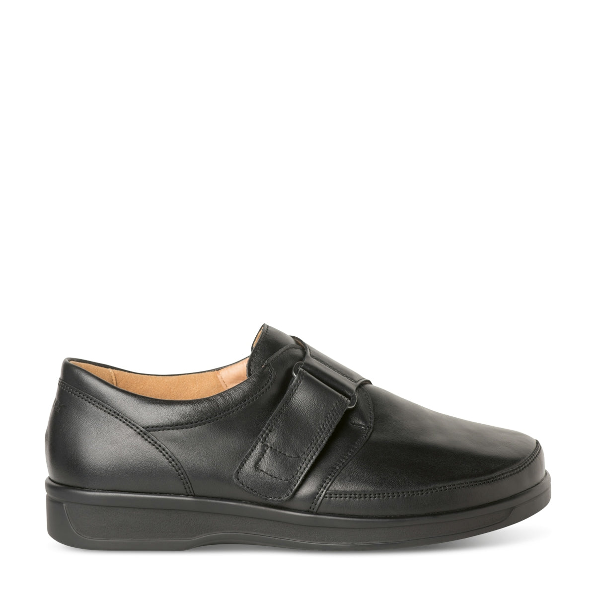Ganter Karin K Black Leather Velcro Shoes