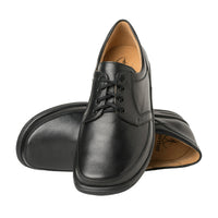 Ganter Kurt Black Laceups Leather Wide Fit