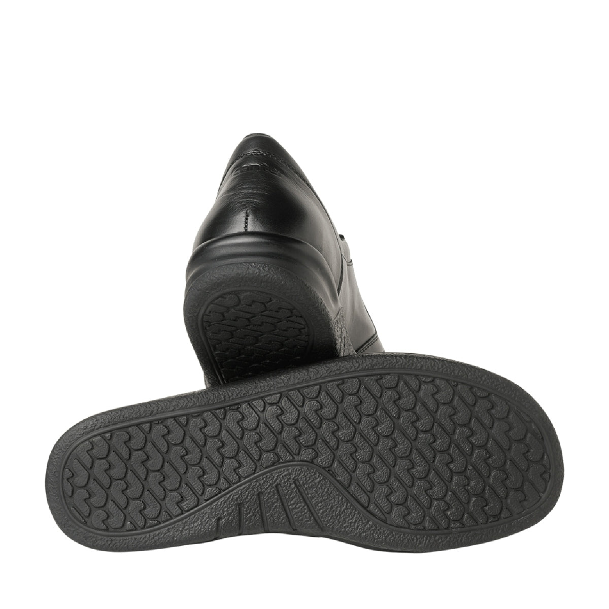 Ganter Kurt Black Laceups Leather Wide Fit