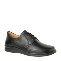 Ganter Kurt Black Laceups Leather Wide Fit