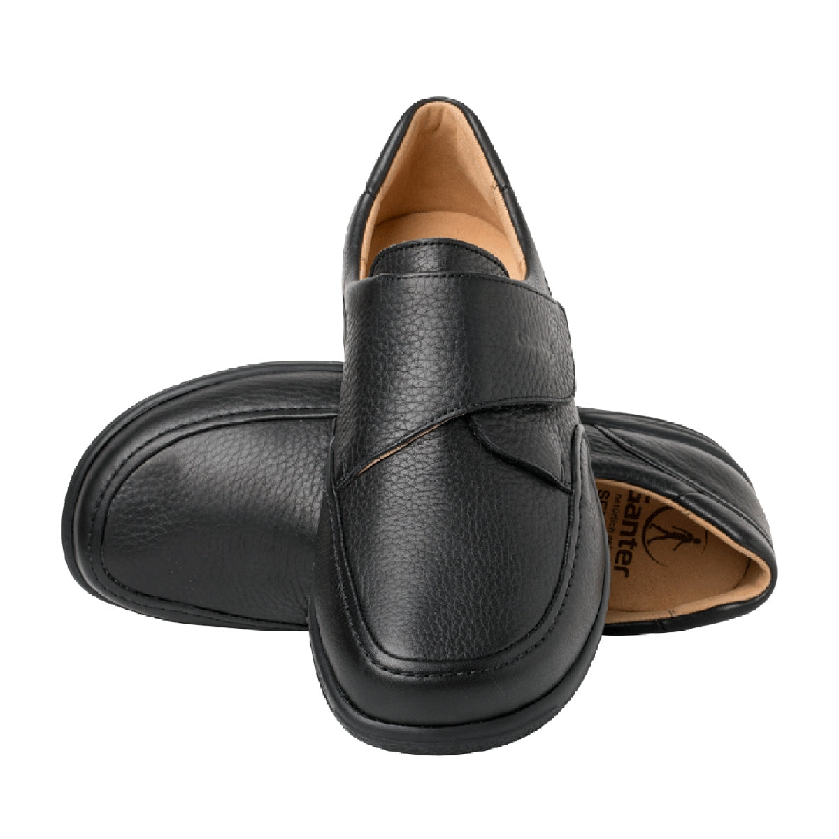 Ganter Kurt Eco-nappa Velcro Black Shoe