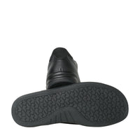 Ganter Kurt Laceup/Zip Black Leather Wide