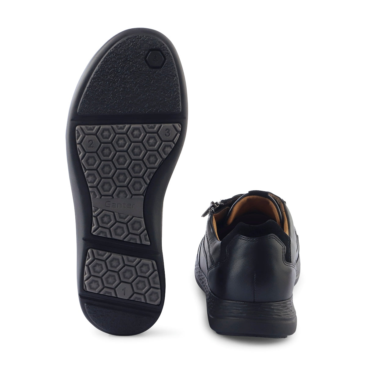 Ganter Karl Ludwig Nappa Black Sneaker