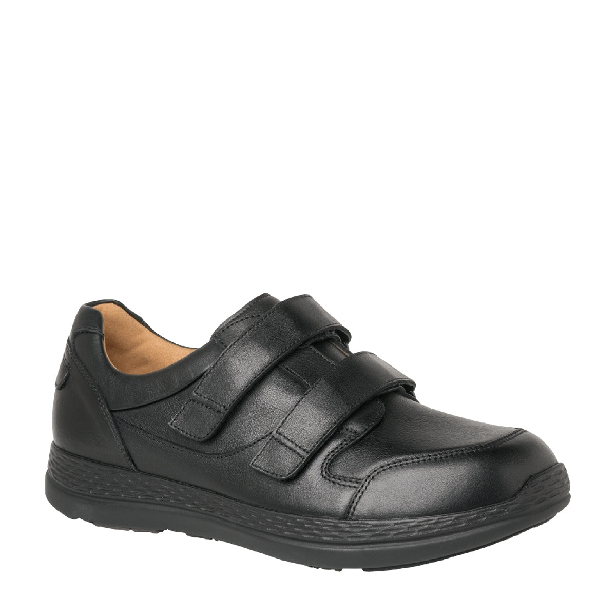 Ganter Karl Ludwig Calf Leather Velcro Black Sneaker