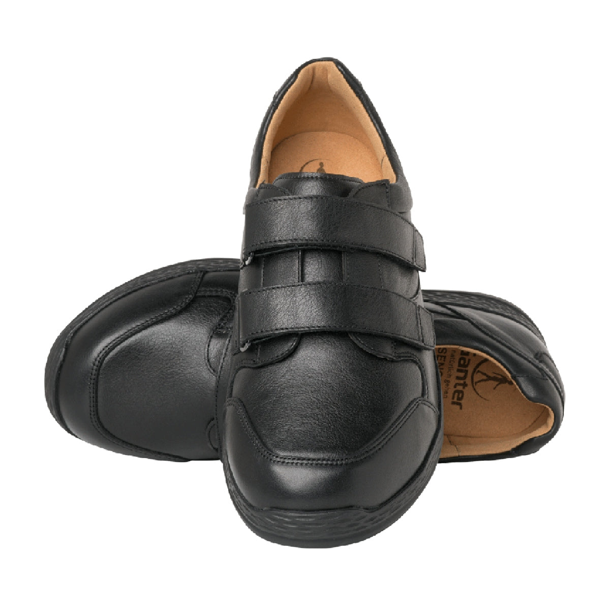 Ganter Karl Ludwig Calf Leather Velcro Black Sneaker