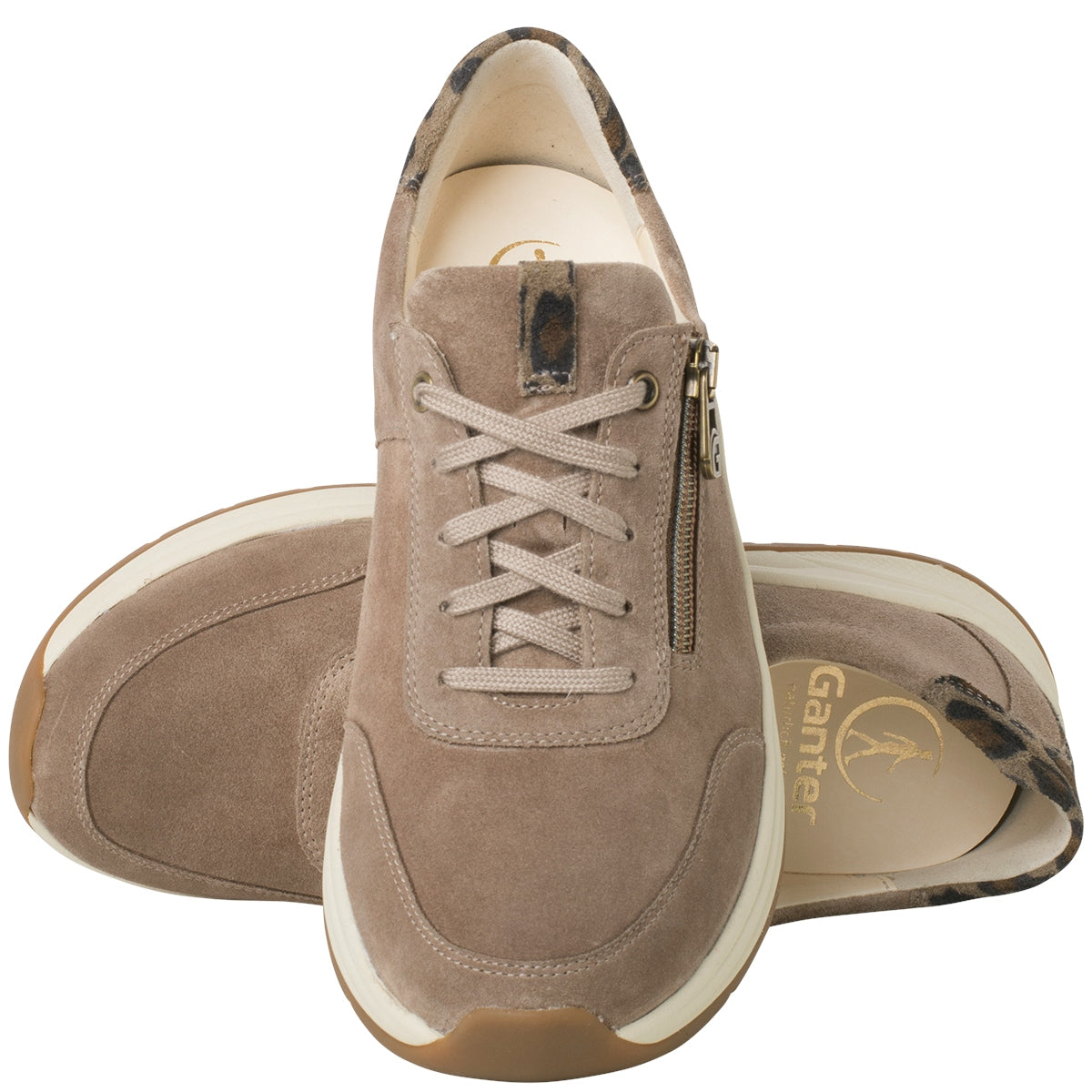 Ganter High Flyer Taupe Suede Sneakers