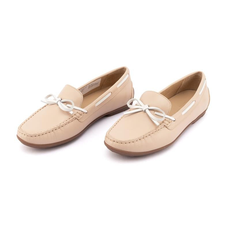Pair of beige loafers