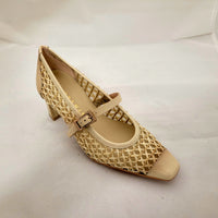 Amapola Panna Leather Heels