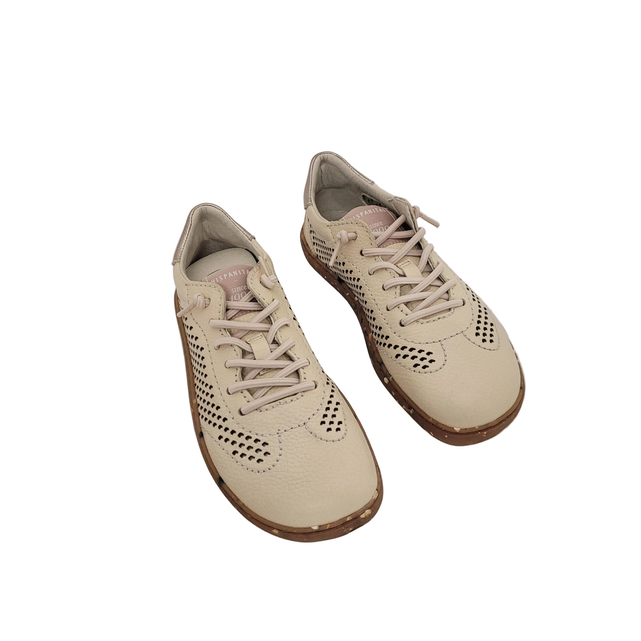 Earth Beige/ Gold Leather Shoes