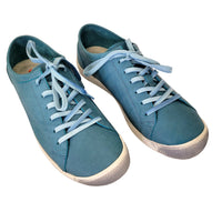 ISLA154SOF Washed Denim Leather Sneaker