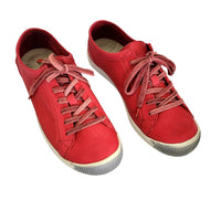 ISLA154SOF Washed Red Leather Sneaker