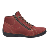 Josef Seibel Fergey 67 Boot in Red Leather