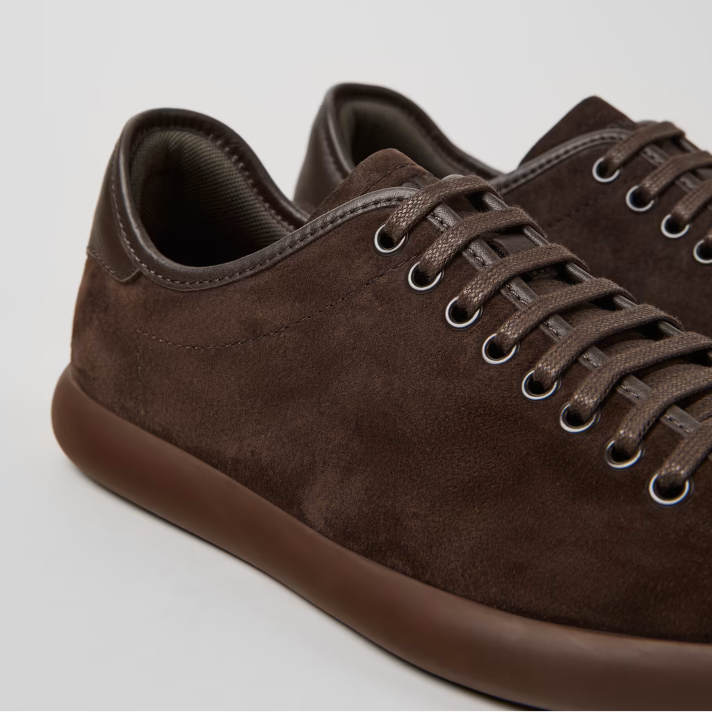 Camper Pelotas Soller Brown Leather Shoes