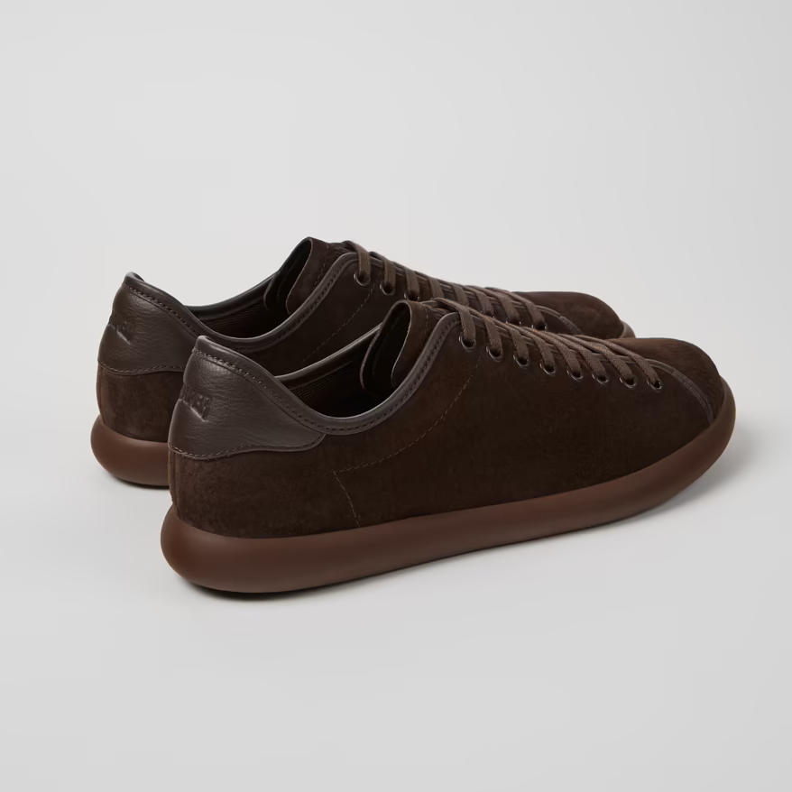 Camper Pelotas Soller Brown Leather Shoes