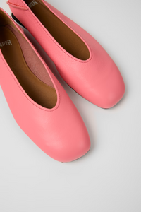 Camper Casi Mayra Pink Leather Ballet Flat