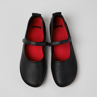 Camper Right Nina Black Leather Mary Jane