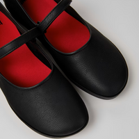 Camper Right Nina Black Leather Mary Jane