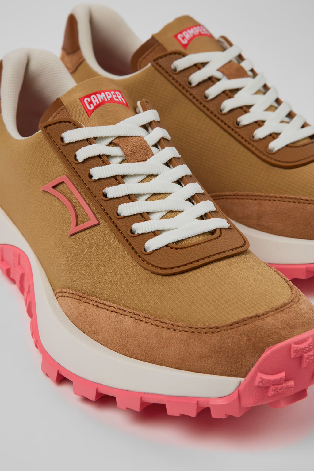 Camper Drift Trail Light Brown Leather Sneakers