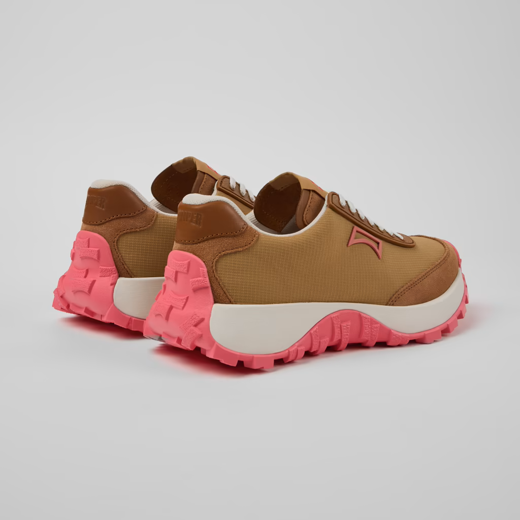 Camper Drift Trail Light Brown Leather Sneakers