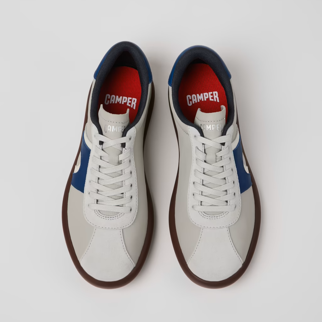 Camper Pelotas Soller White Leather Shoe
