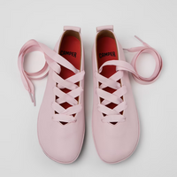 Camper Right Nina Pink Leather Ballet Flat