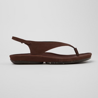 Camper Right Isla Brown Leather Sandals