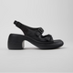 Camper Thelma Black Leather Sandals