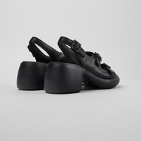 Camper Thelma Black Leather Sandals