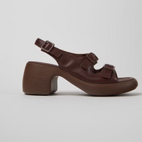 Camper Thelma Brown Leather Sandals
