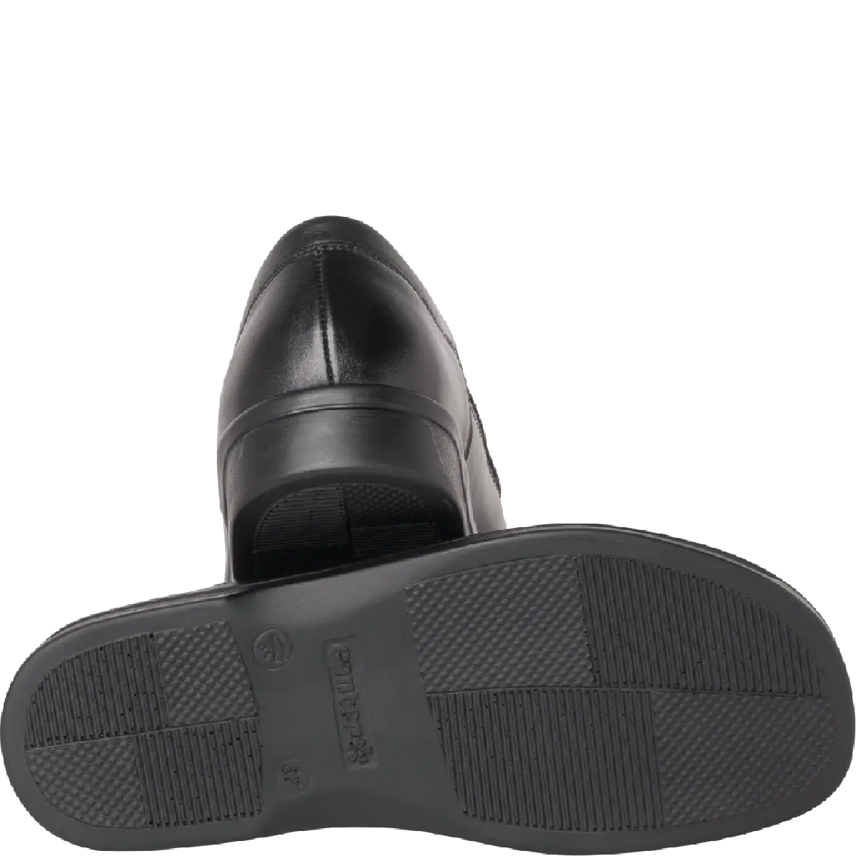 Ganter Karin Laceup Black Leather Wide Fit