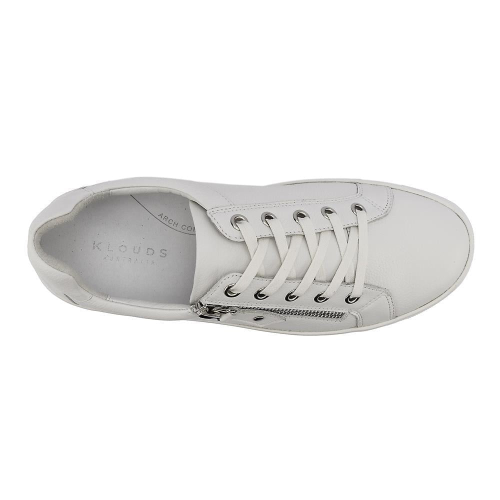 Klouds Cara Pebble White Sneaker