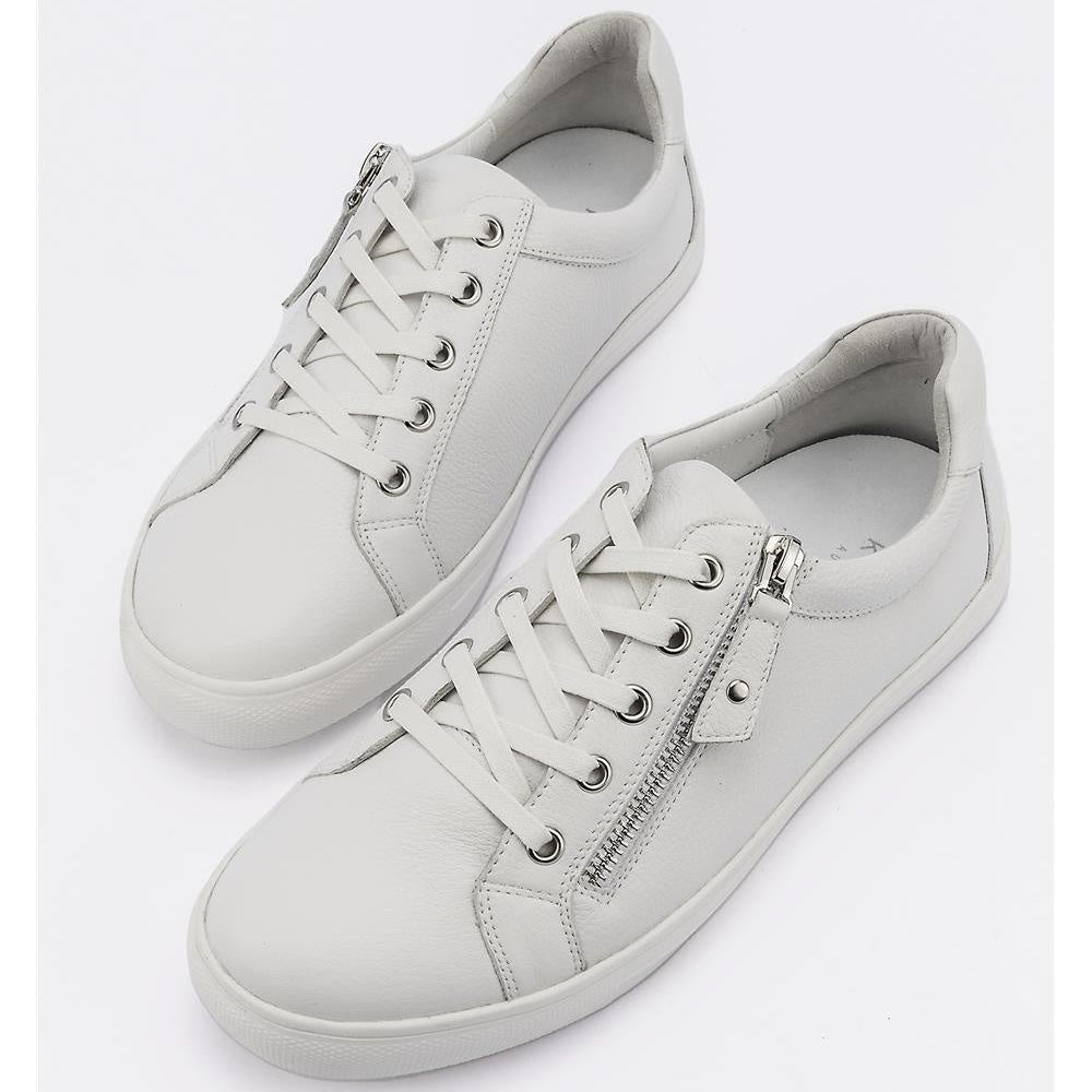 Klouds Cara Pebble White Sneaker