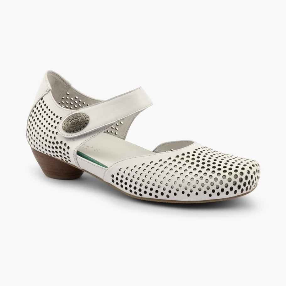 Klouds Darlene White Dress Shoe
