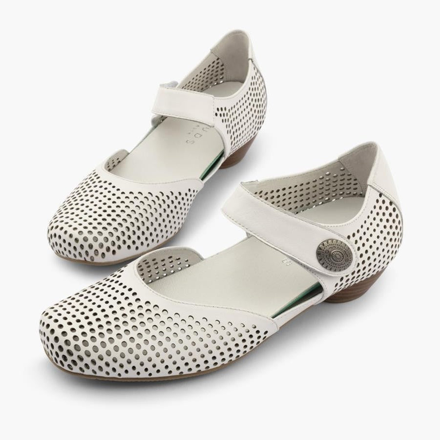 Klouds Darlene White Dress Shoe