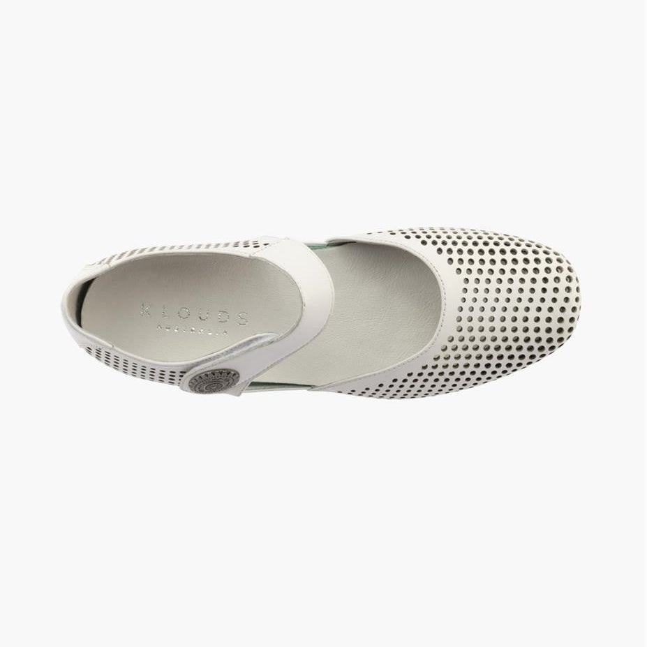 Klouds Darlene White Dress Shoe