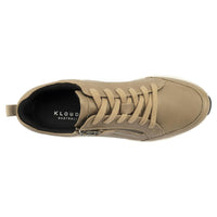 Kelsey Taupe Sneaker | Zip Up and Go in Comfort