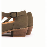 Raven Khaki Nubuck Dress Leather