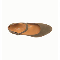 Raven Khaki Nubuck Dress Leather