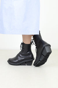 Lady F Waw Black Leather Boot