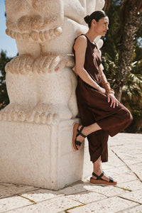 Meringue Soft Black Sandal Suede