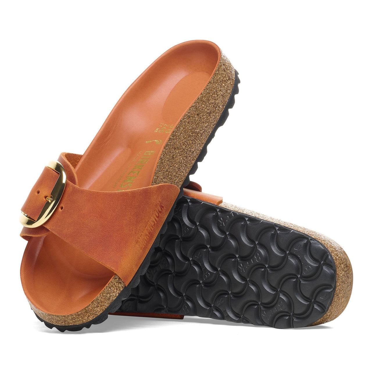 Madrid Big Buckle Burnt Orange 