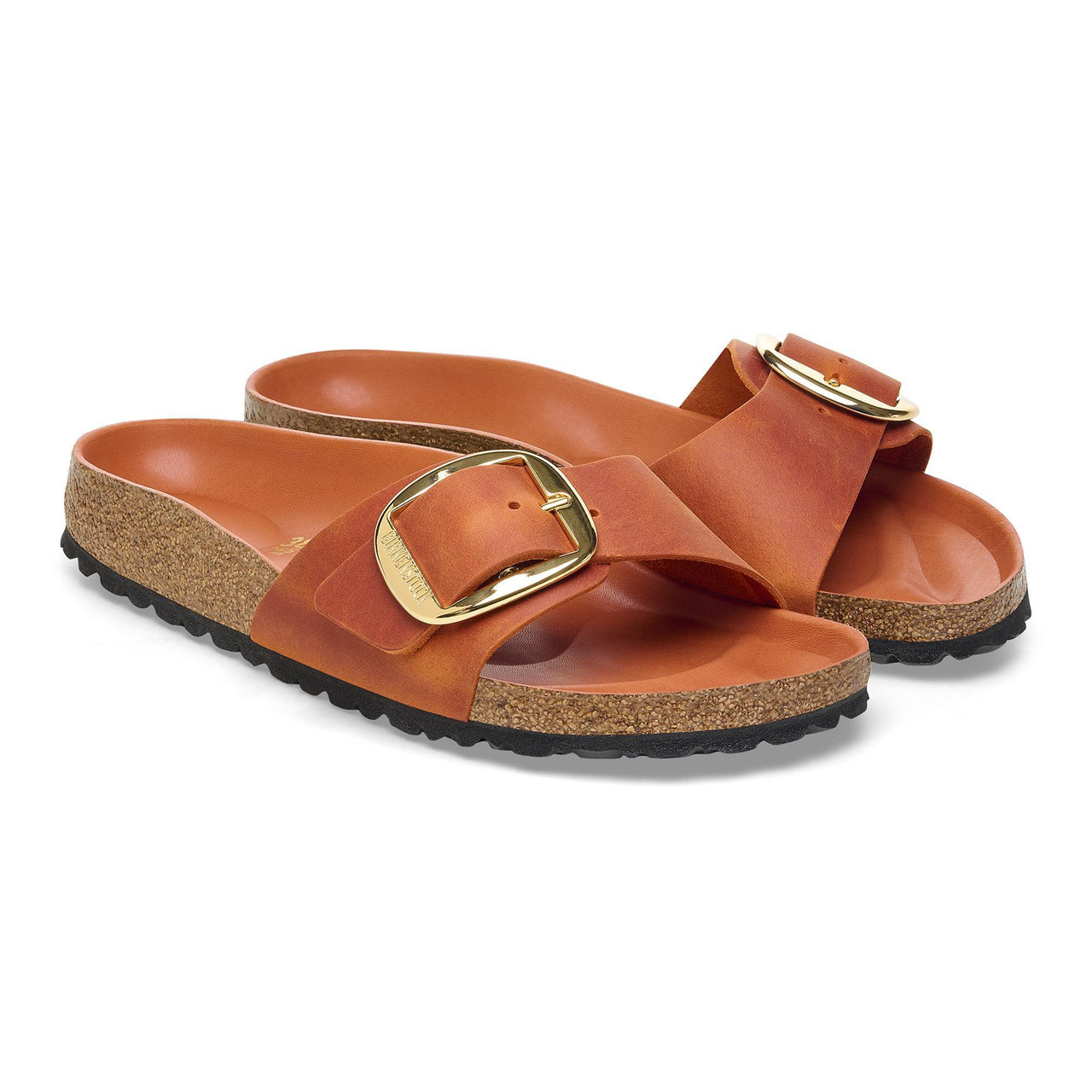 Madrid Big Buckle Burnt Orange 