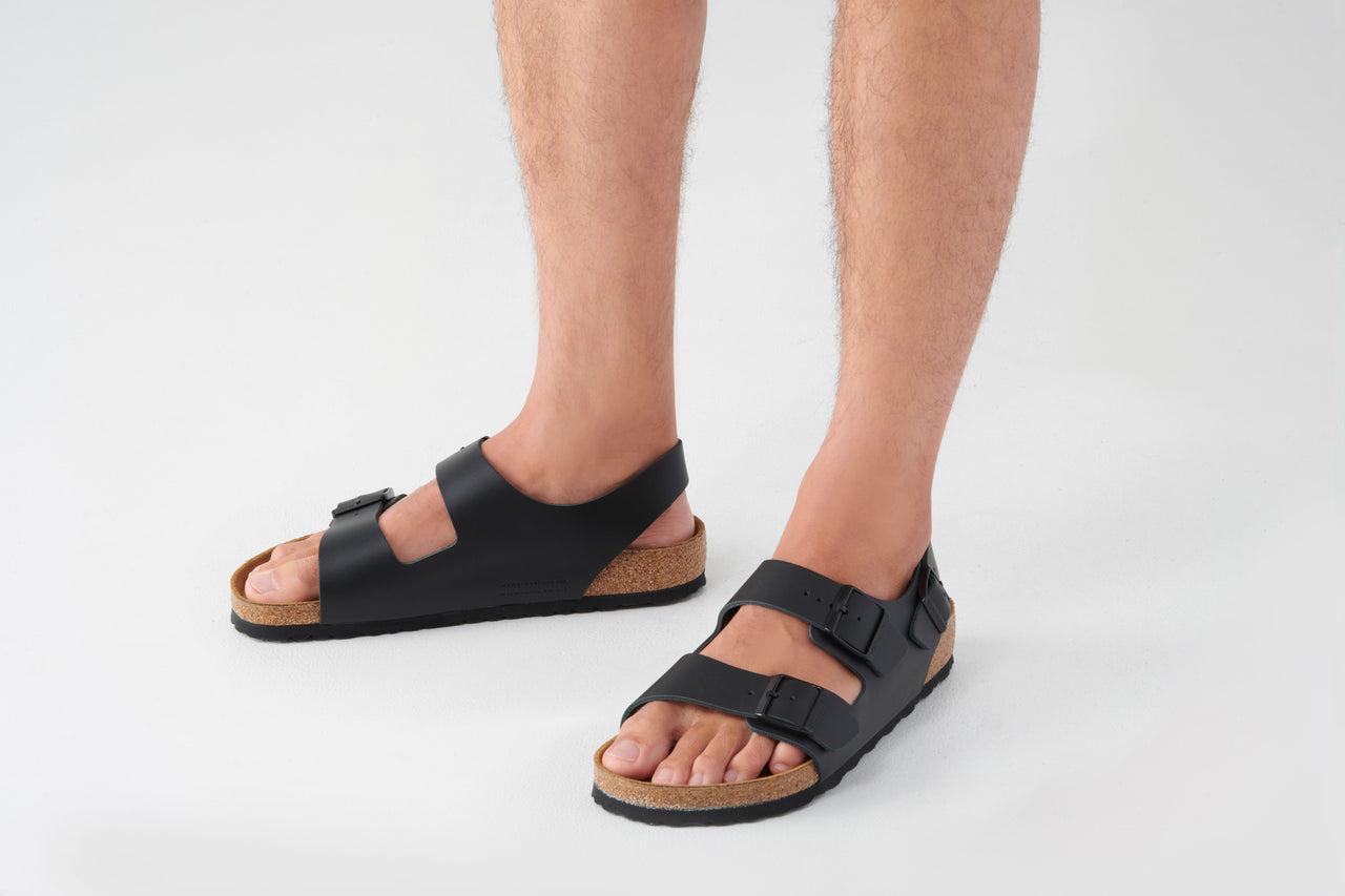 Milano Black Smooth Leather Regular