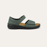 Norel Root Green Sandal Suede