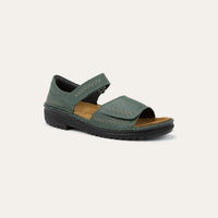 Norel Root Green Sandal Suede