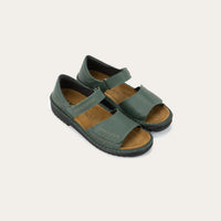 Norel Root Green Sandal Suede